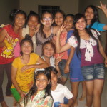 Girls at the centre