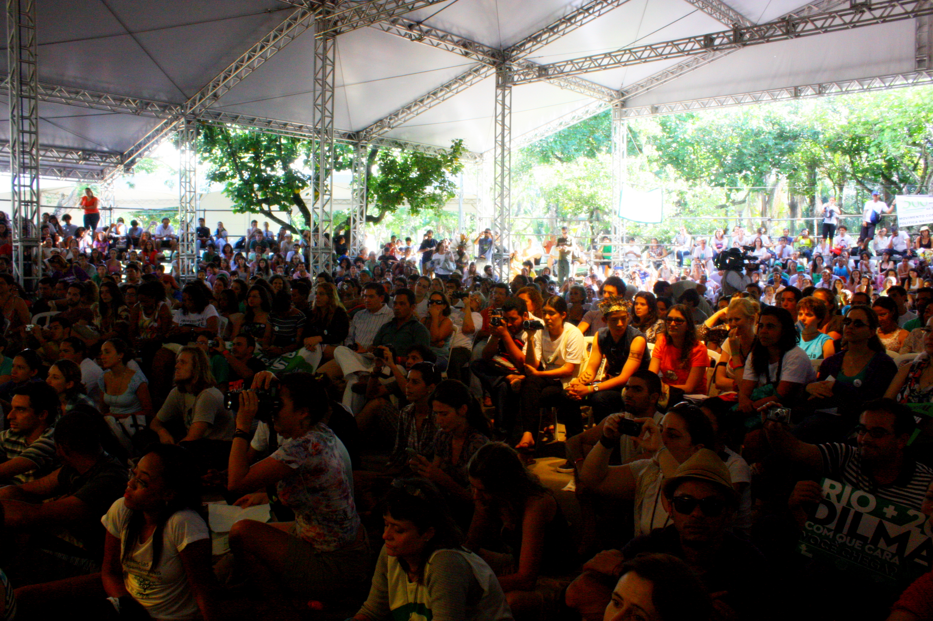 The Audience at the People's Summit Parallel Event in Rio
